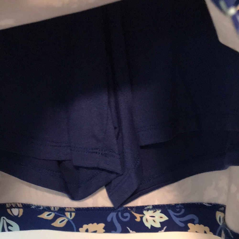 NEW Croft & Barrow Floral Blue Skort. 16 - Picture 4 of 8